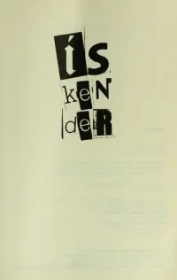 İskender kitap kapağı