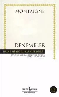 Denemeler — Montaigne kitap kapağı