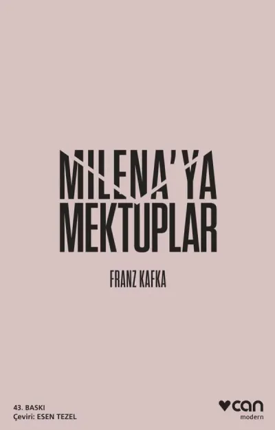 Milena'ya Mektuplar — Franz Kafka kitap kapağı