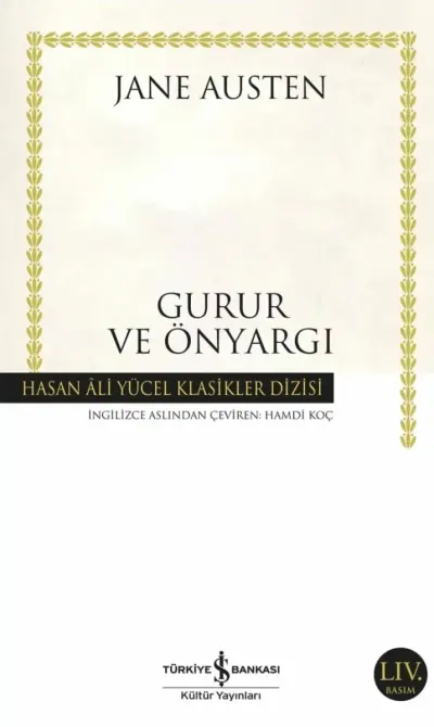 Gurur ve Önyargı — Jane Austen kitap kapağı