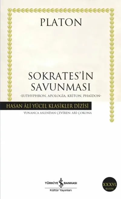 Sokrates'in Savunması — Platon (Eflatun) kitap kapağı