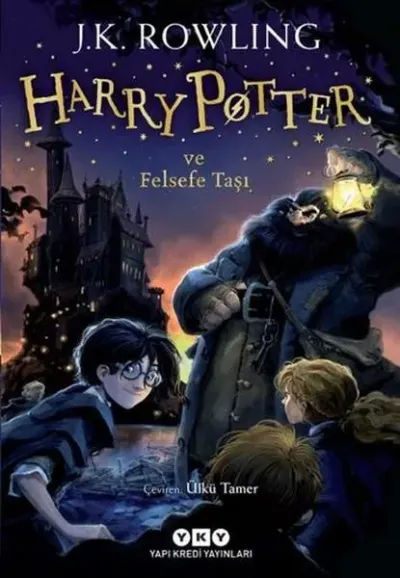 Harry Potter ve Felsefe Taşı — J. K. Rowling kitap kapağı