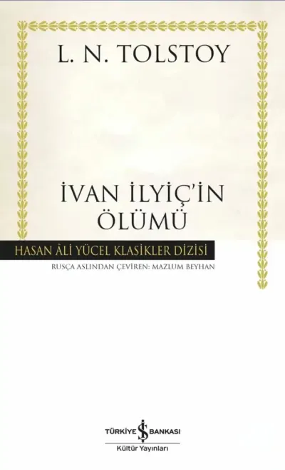 İvan İlyiç'in Ölümü — Lev Tolstoy kitap kapağı