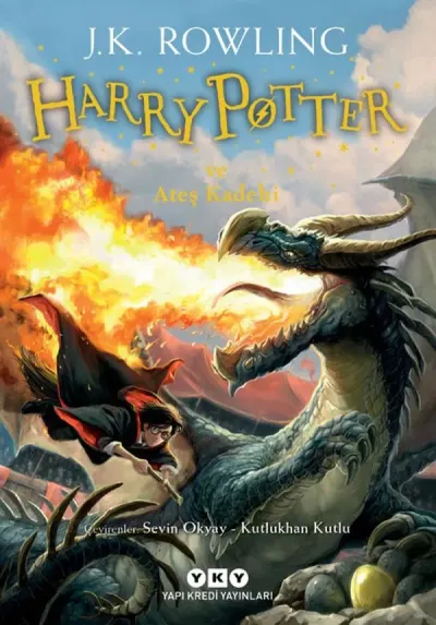 Harry Potter ve Ateş Kadehi — J. K. Rowling kitap kapağı